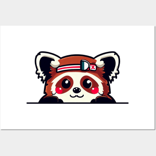 Sneaky japanese red panda so cutest Posters and Art